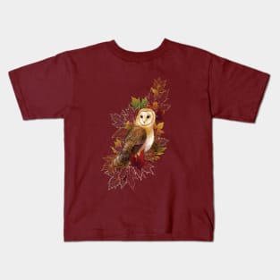 Feathers and Leaves Kids T-Shirt